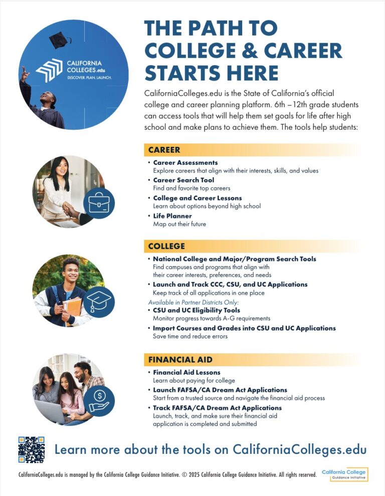 The Path to College and Career Starts Here flyer thumbnail